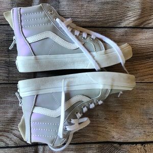 Iridescent Vans - size 13 kids - high top